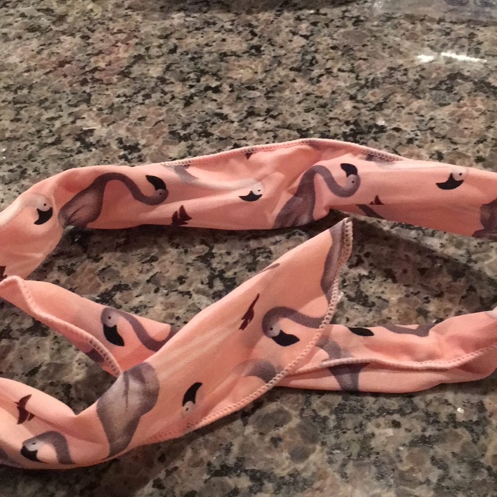 Adjustable Flamingo headband